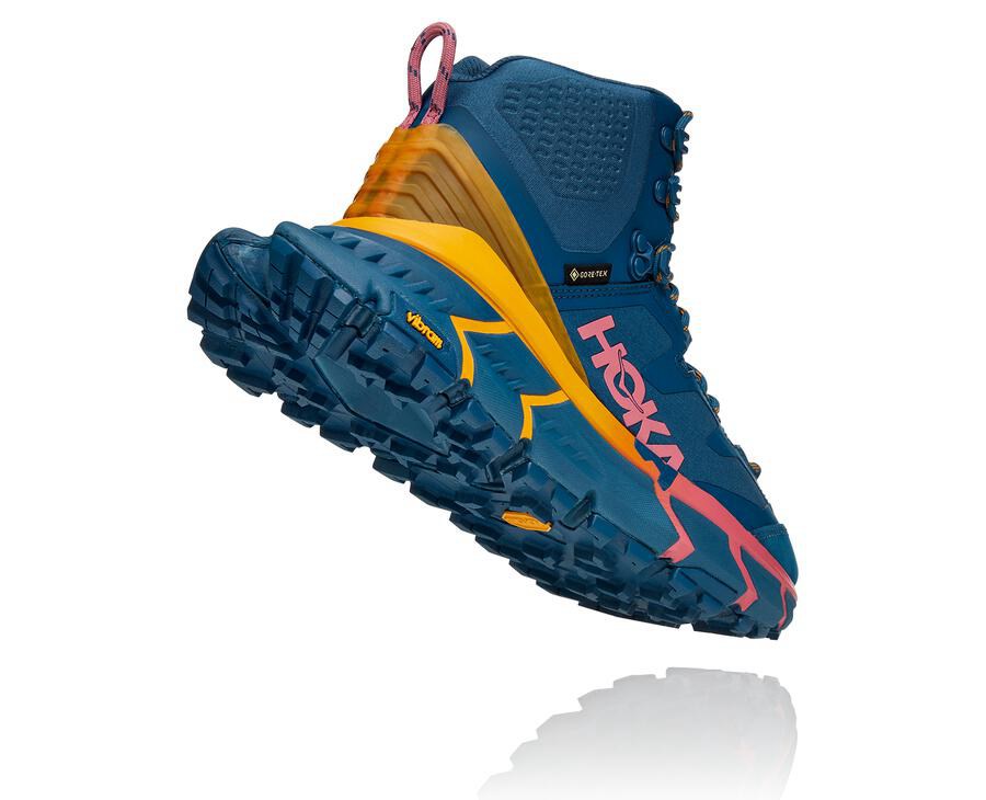 Hoka One One Yürüyüş Botları Kadın Mavi - Tennine Hike Gore-Tex - FX5376891